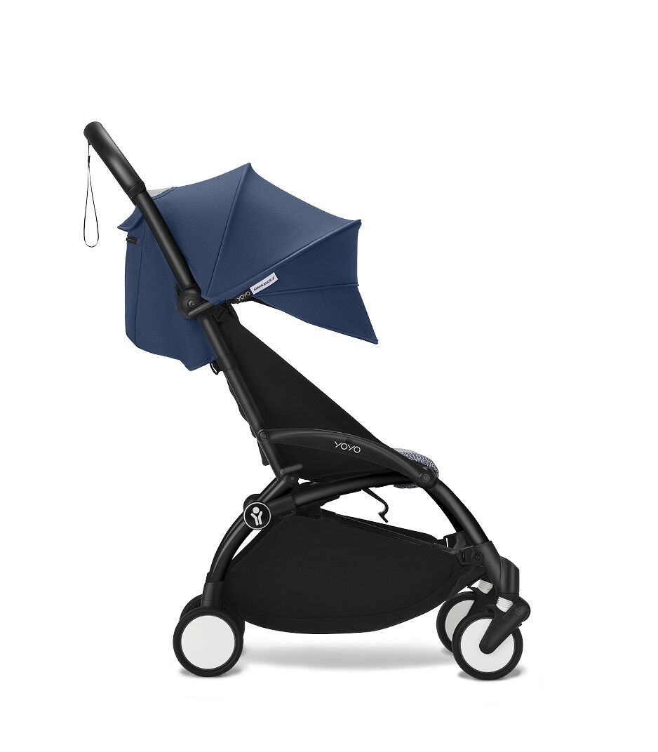Stokke® YOYO³ stroller from 6 months, Air France Blue with Black Frame, mainview galery image 5